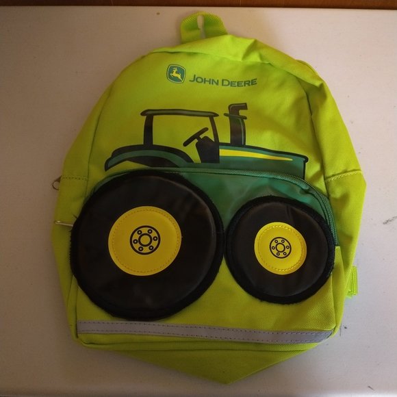 John Deere Accessories John Deere Green Tractor Childrens Backpack